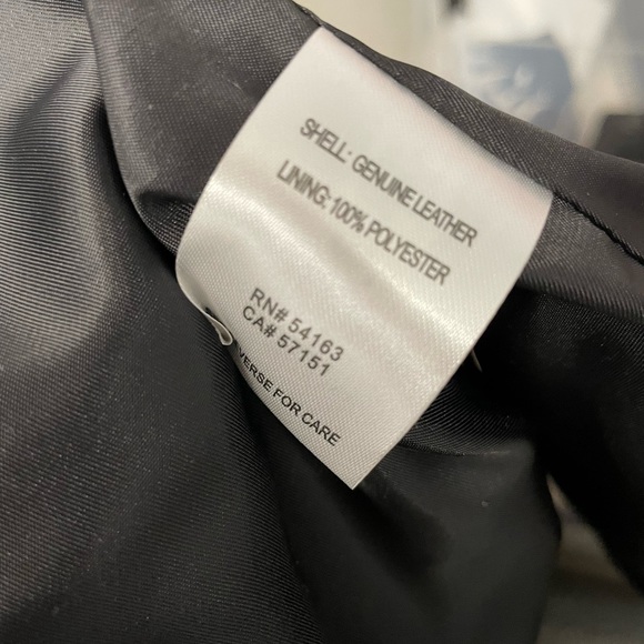 CALVIN KLEIN 1X SMOOTH SOFT BLACK LAMBSKIN LEATHER JACKET ๐งฅ ๐NWT NEVER WORN!๐ - Picture 9 of 15
